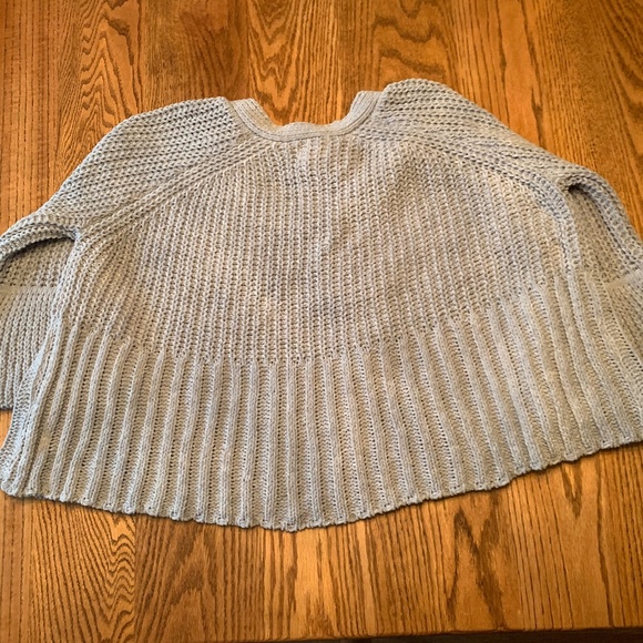 "POL" sweater, M-L, tie neck, taupe - Picture 10 of 10